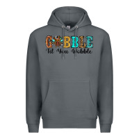 Rock gobble til you wobble thanksgiving turkey Premium Hoodie - RanaPortraitStore