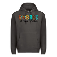 Smoke gobble til you wobble thanksgiving turkey Premium Hoodie - RanaPortraitStore
