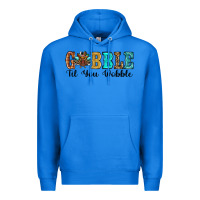 True Royal gobble til you wobble thanksgiving turkey Premium Hoodie - RanaPortraitStore