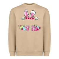 Mushroom Easter bunny name frame Heavyweight Sweatshirt - OliviaCreatesArt