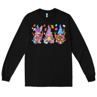 Black Easter gnomies Easter Day Long Sleeve Tee - HowdyJamesFarm