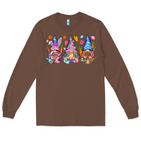 Chestnut Easter gnomies Easter Day Long Sleeve Tee - HowdyJamesFarm