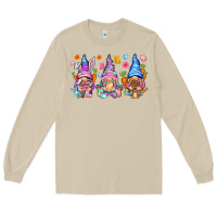 Mushroom Easter gnomies Easter Day Long Sleeve Tee - HowdyJamesFarm