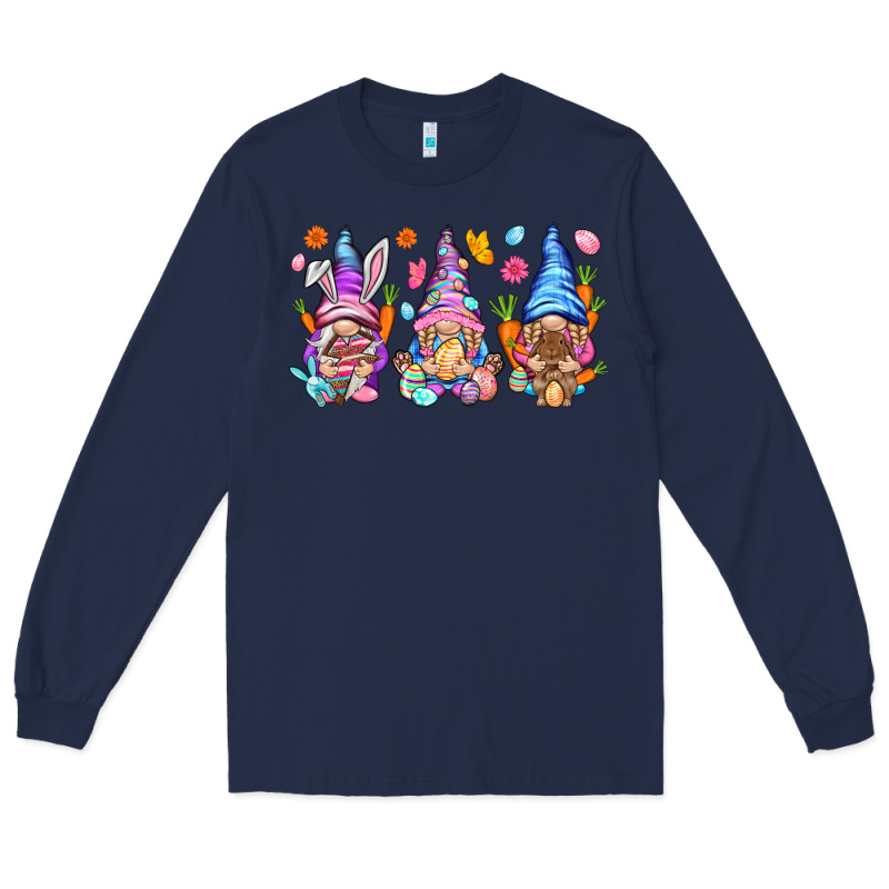 Easter Gnomies Easter Day Long Sleeve Tee by HowdyJamesFarm | Teevron