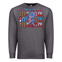 Charcoal Heather american mama Premium Sweatshirt - CowhideDigitalArt