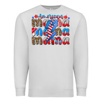 Dove Grey american mama Premium Sweatshirt - CowhideDigitalArt