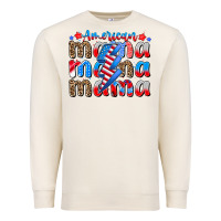 Sandshell american mama Premium Sweatshirt - CowhideDigitalArt