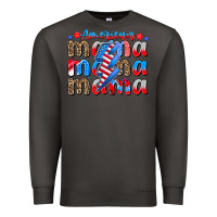 Smoke american mama Premium Sweatshirt - CowhideDigitalArt