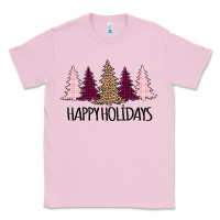 Bubblegum Pink Happy Holidays Tree Classic Tee - Bettercallsaul