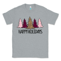 Heather Grey Happy Holidays Tree Classic Tee - Bettercallsaul