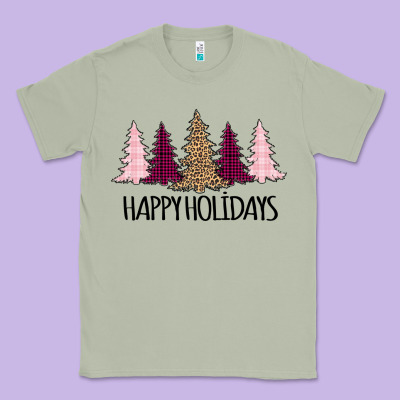 Happy Holidays Tree Classic Tee Designed By Bettercallsaul