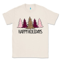 Natural Happy Holidays Tree Classic Tee - Bettercallsaul