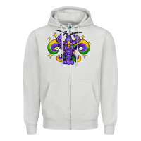 Mardi Gras Crawfish 2 Zipper Hoodie | Teevron