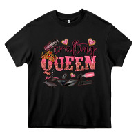 Black crafting queen Heavy Core Tee - NancyCooperArtShop