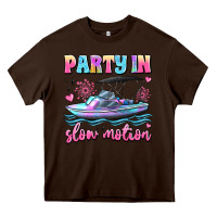 Chocolate Brown party in slow motion Heavy Core Tee - JahusDesignShop