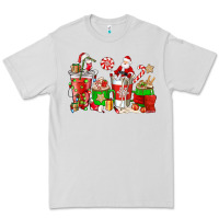 Dove Grey Santa coffee cups Premium Tee - NancyCooperArtShop