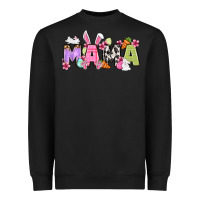 Black Easter mama Heavyweight Sweatshirt - OliviaCreatesArt