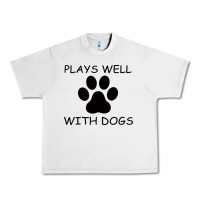 Lunar Rock Plays Well With Dogs Urban Heavy Tee - Bettercallsaul