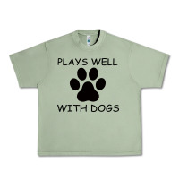 Oil Green Plays Well With Dogs Urban Heavy Tee - Bettercallsaul