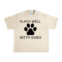 Sandshell Plays Well With Dogs Urban Heavy Tee - Bettercallsaul