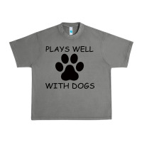 Tornado Plays Well With Dogs Urban Heavy Tee - Bettercallsaul