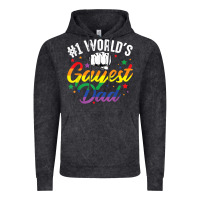 1 Worlds Gayest Dad Funny Fathers Day Lgbt Pride R Vintage Hoodie | Teevron