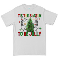 Dove Grey Tis' the season to be Jolly Premium Tee - NancyCooperArtShop