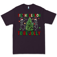 Plum Tis' the season to be Jolly Premium Tee - NancyCooperArtShop