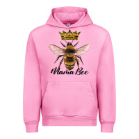 Fuchsia Pink mama bee with crown Urban Hoodie - Artiststas