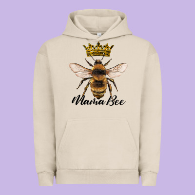 Mama Bee With Crown Urban Hoodie Designed By Artiststas
