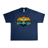 Navy thunderbird wild soul Urban Heavy Tee - JahusDesignShop