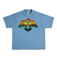 Pebble Blue thunderbird wild soul Urban Heavy Tee - JahusDesignShop