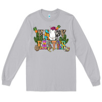 Moon Dust Happy Easter with cowboy Easter Day Long Sleeve Tee - HowdyJamesFarm