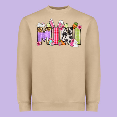Easter Mini Heavyweight Sweatshirt Designed By Oliviacreatesart