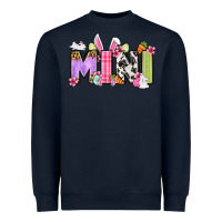 Navy Easter mini Heavyweight Sweatshirt - OliviaCreatesArt