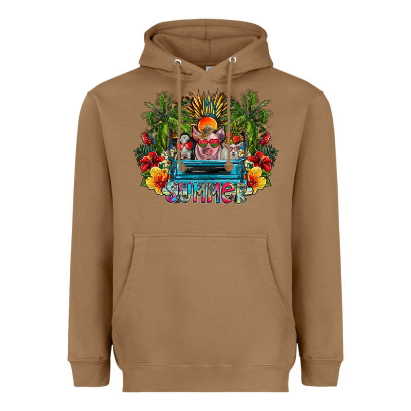 Summer Heavyweight Hoodie by CowhideDigitalArt | Teevron