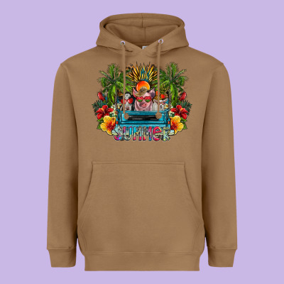 Summer Heavyweight Hoodie Designed By Cowhidedigitalart