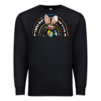 Black easter rainbow Premium Sweatshirt - CowhideDigitalArt