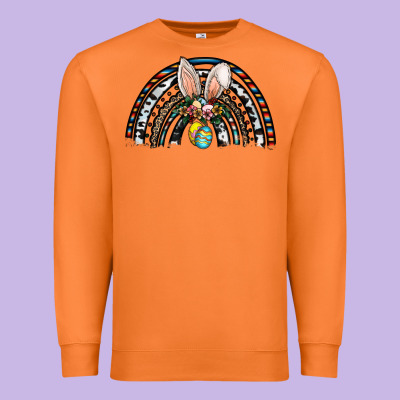 Easter Rainbow Premium Sweatshirt Designed By Cowhidedigitalart