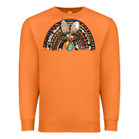 Carrot easter rainbow Premium Sweatshirt - CowhideDigitalArt