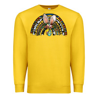 Lemon easter rainbow Premium Sweatshirt - CowhideDigitalArt