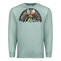 Seafoam easter rainbow Premium Sweatshirt - CowhideDigitalArt