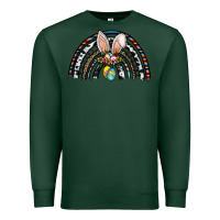Sports Green easter rainbow Premium Sweatshirt - CowhideDigitalArt