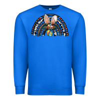 True Royal easter rainbow Premium Sweatshirt - CowhideDigitalArt