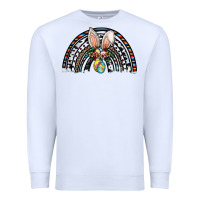 White easter rainbow Premium Sweatshirt - CowhideDigitalArt