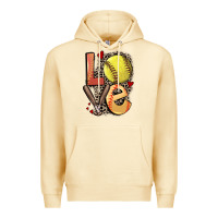 Pina Colada love softball Premium Hoodie - FaDigitalArtStudio