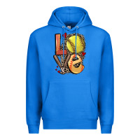 True Royal love softball Premium Hoodie - FaDigitalArtStudio