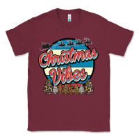 Burgundy Christmas Vibes Classic Tee - Bettercallsaul