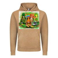 Vintage Camel st patricks day gnomies with truck Vintage Hoodie - NancyCooperArtShop