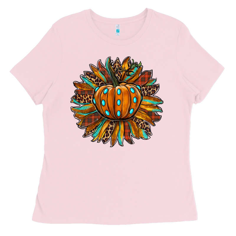Pumpkin Sunflower Ladies Tee by RanaPortraitStore | Teevron